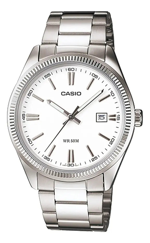 Reloj Casio Metal Hombre Mtp-1302d7a1 - Plateado