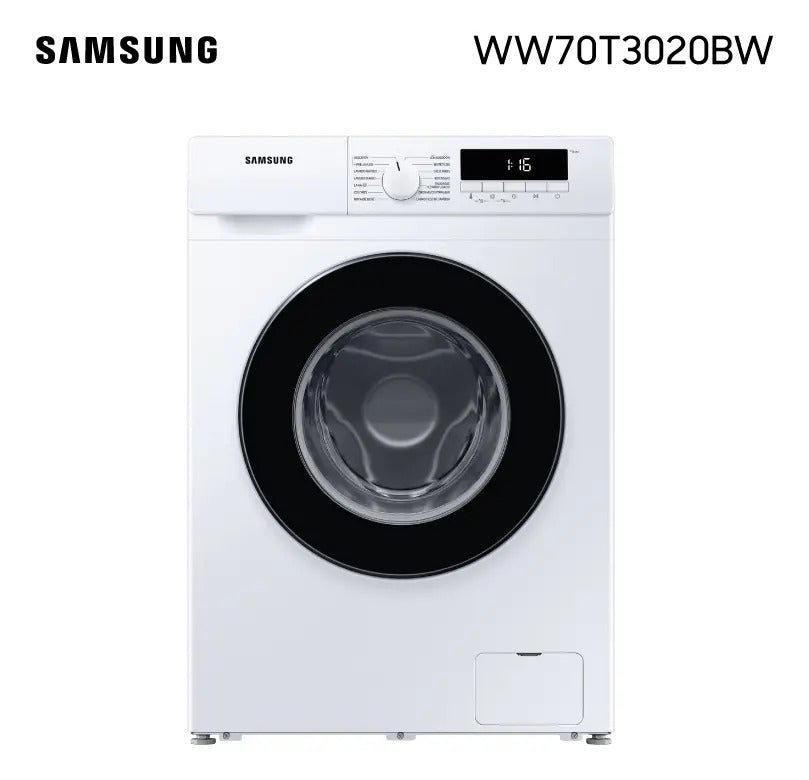 Lavarropas Samsung Carga Frontal 7 Kg Inv Saww70t3020bw Qofe Blanco
