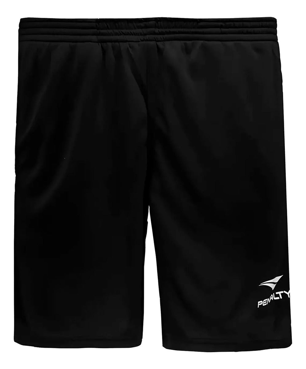 Short Árbitro Vi 100% Poliéster Penalty - Negro L