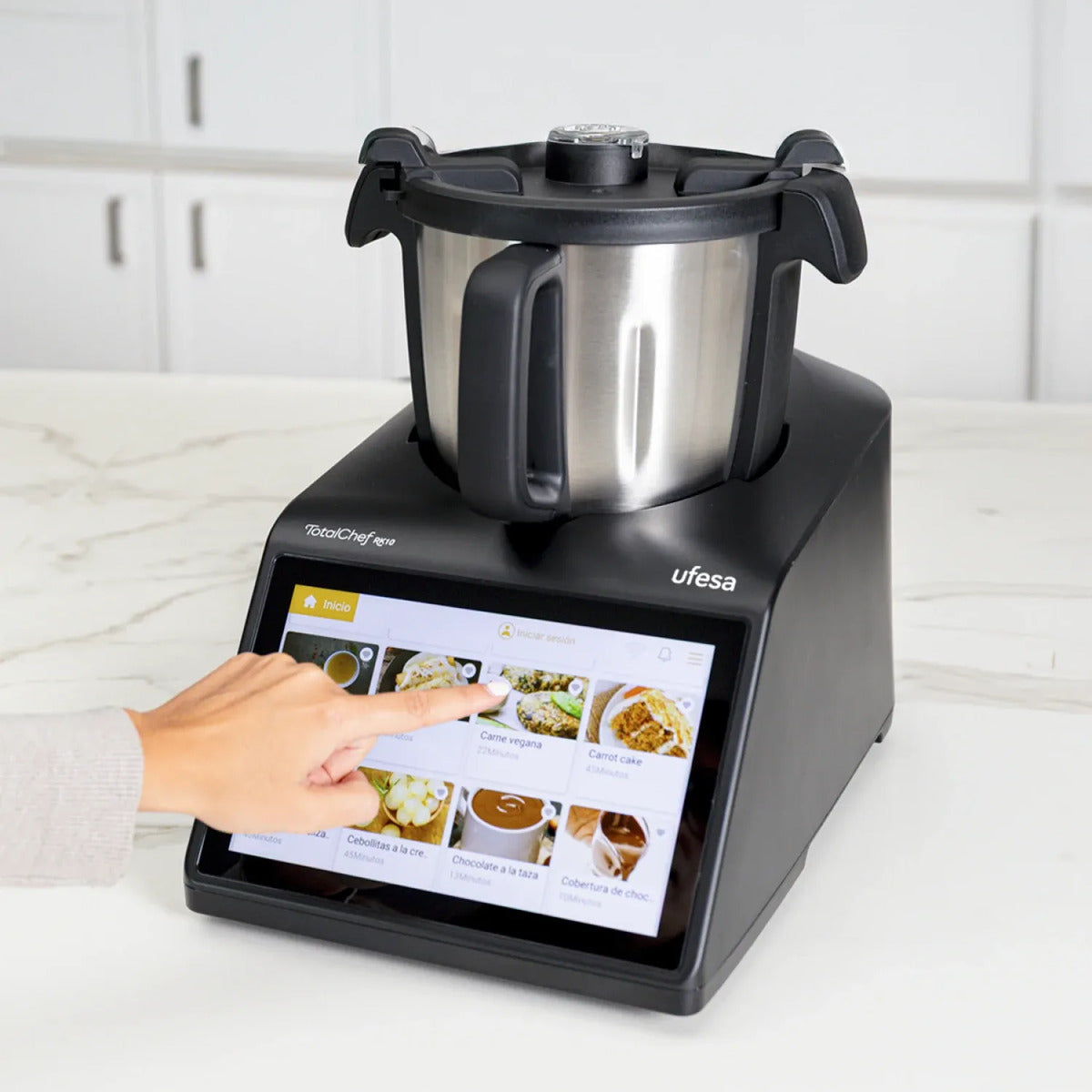 Robot De Cocina Multifunción Ufesa Total Chef Rk10 Negro