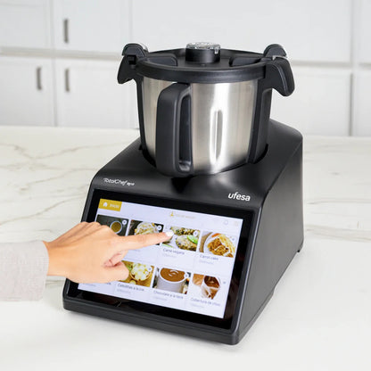 Robot De Cocina Multifunción Ufesa Total Chef Rk10 Negro
