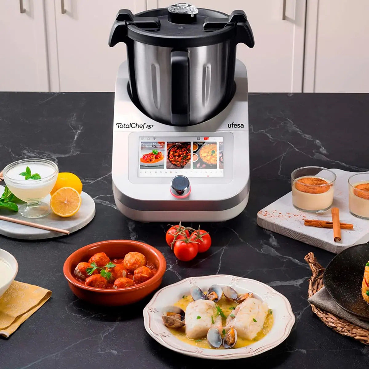 Robot Cocina Multifunción Ufesa Total Chef Rk7 - Gris