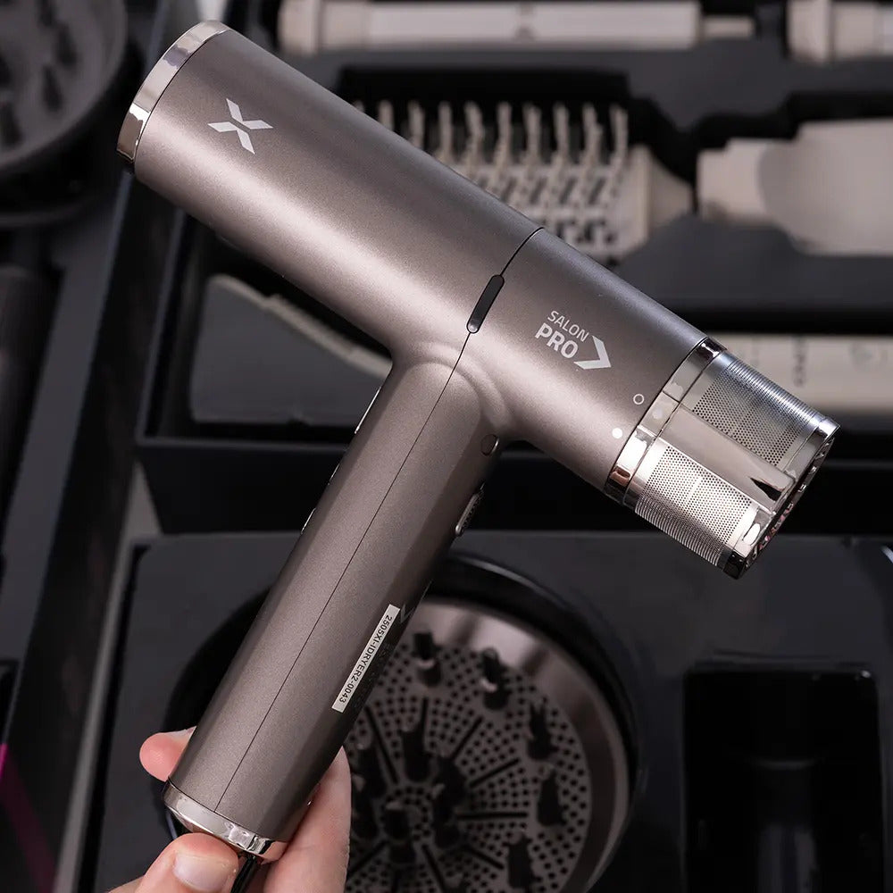 Secador De Cabello Xion Profesional 2400w Xi-idryer2 Gris Oscuro