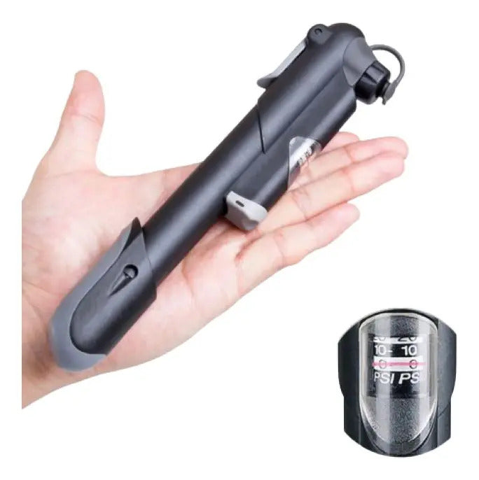 Inflador Bicicleta Pelotas Medidor 120 Psi Inbike Negro
