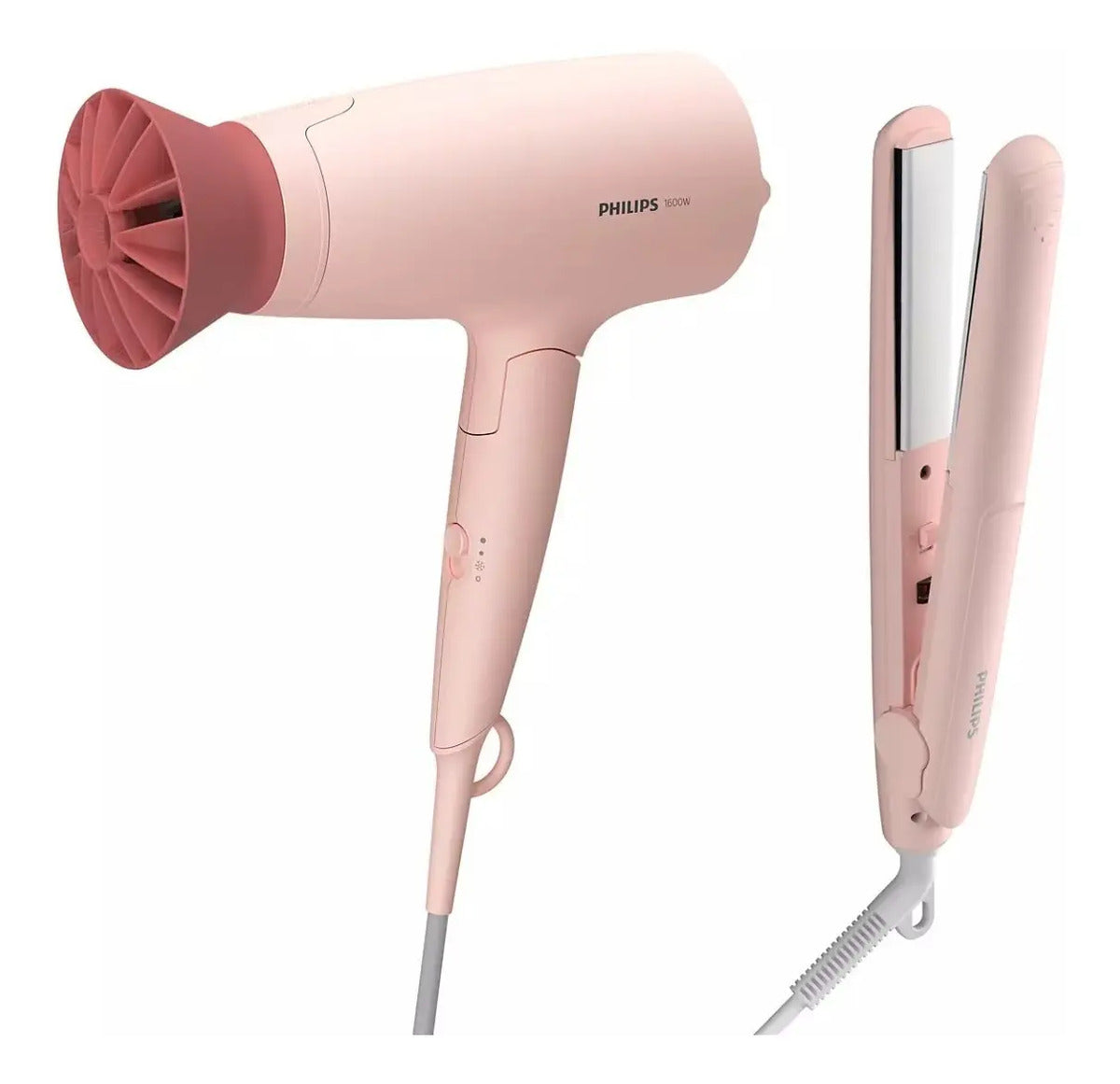 Set De Styling Philips Bhp398 Secador Y Planchita