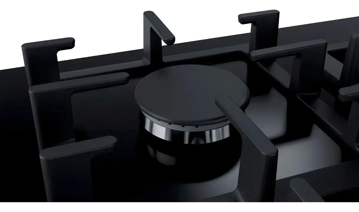 Anafe A Gas Bosch Vidrio 75cm Ppq7a6b90 - Negro