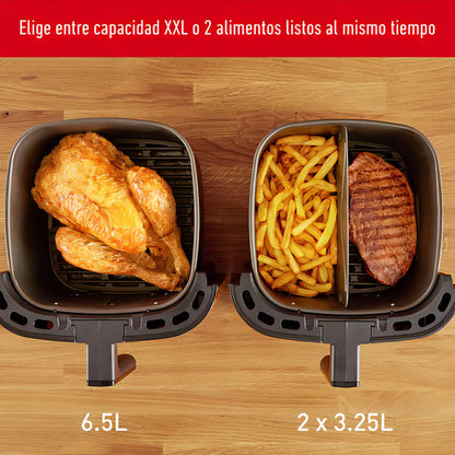 Freidora De Aire Moulinex Easy Fry & Grill Xxl 6,5lts Gris Oscuro
