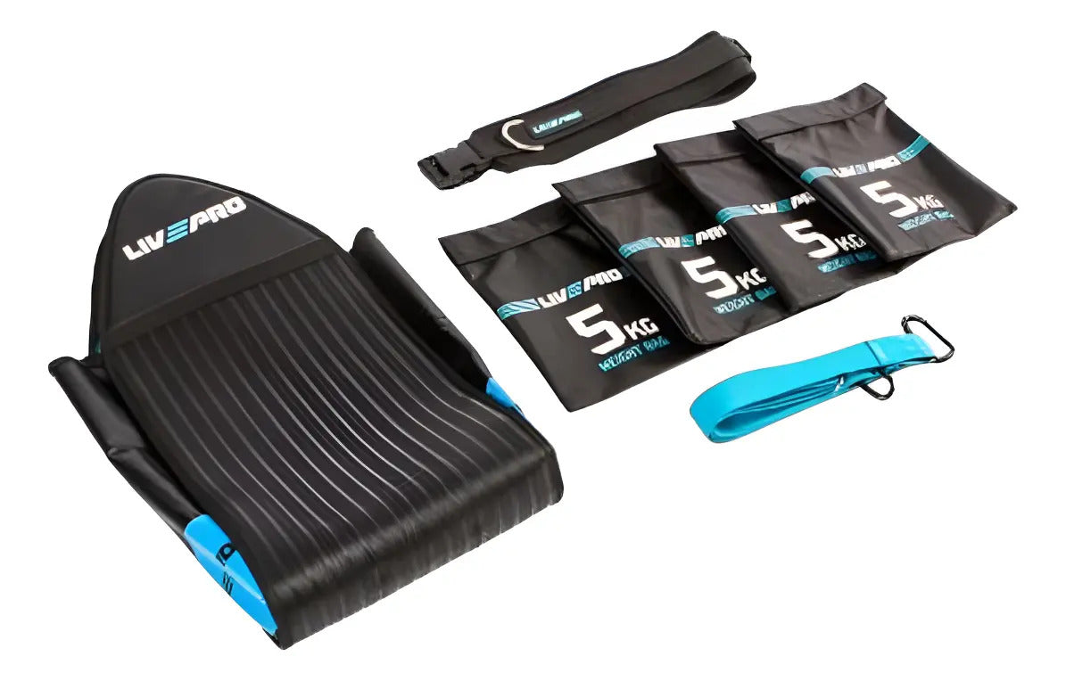 Bolsa De Lastre Velocidad Peso Gym Fútbol Livepro Negro