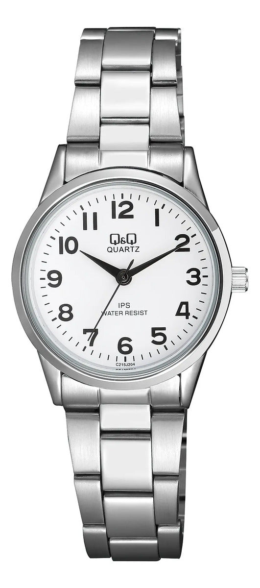 Reloj Q&q Metal Dama 30mm C215j204y