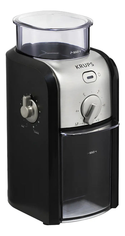 Molinillo De Café Eléctrico Krups 17 Niveles - Negro
