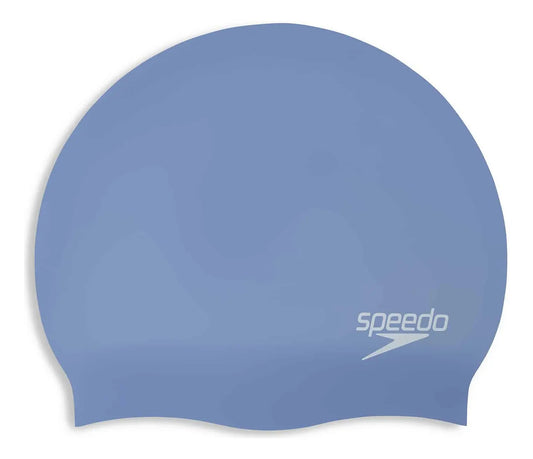 Gorra De Natación Para Pelo Largo Piscina Speedo - Azul Liso