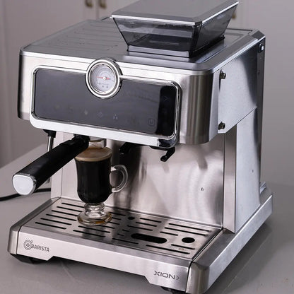 Cafetera Espresso Y Capuccino Barista Xion Xi-cm90 Gris