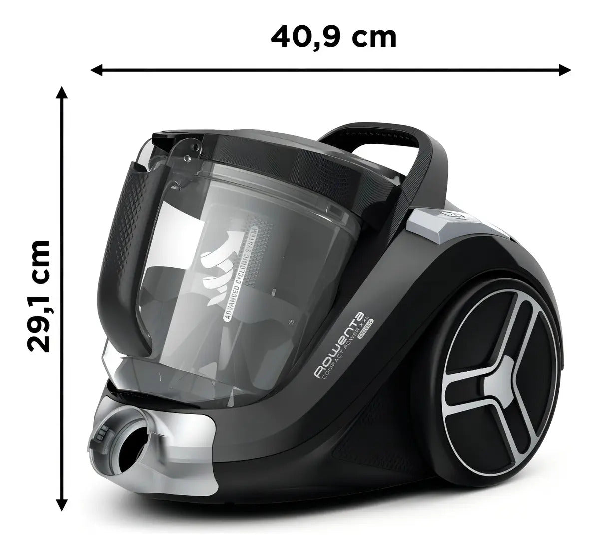 Aspiradora Trineo Rowenta Compact Power Xxl 2,5 L Negro/gris