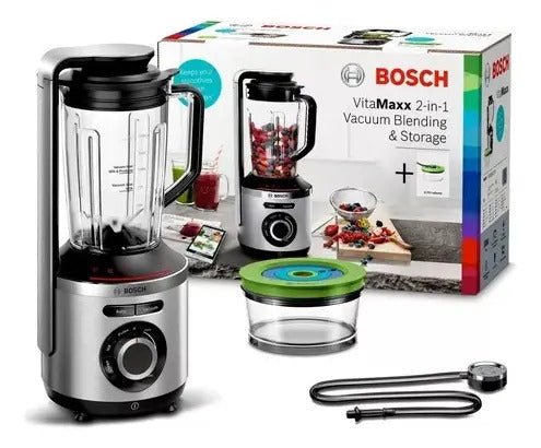 Licuadora De Vaso Bosch Vaso Al Vacío Mmbv622m - Gris