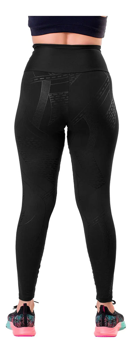Calza Deportiva Dama Diseño Suplex Elite - Negro S