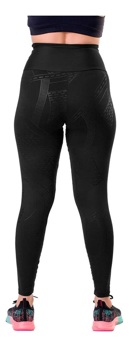 Calza Deportiva Dama Diseño Suplex Elite - Negro S