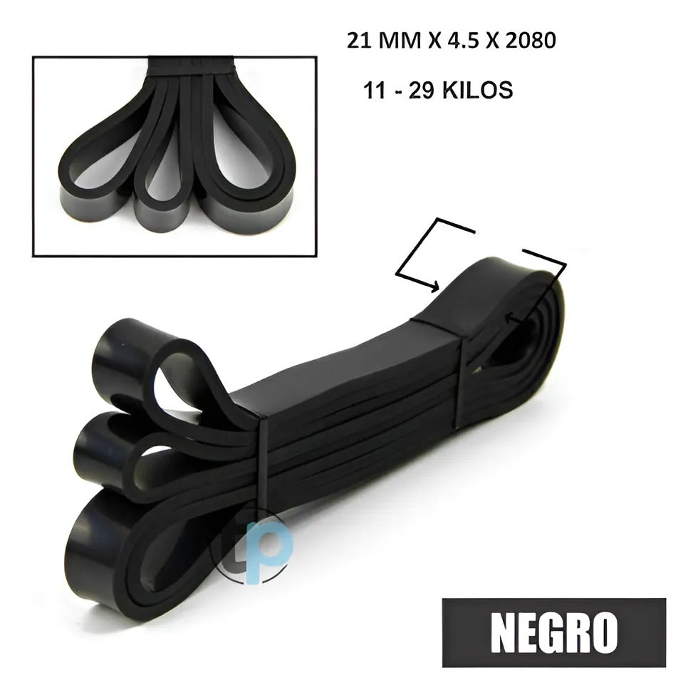 Banda Elástica Superbanda 21mmx4,5 Rhino 11-29 Kg - Negro
