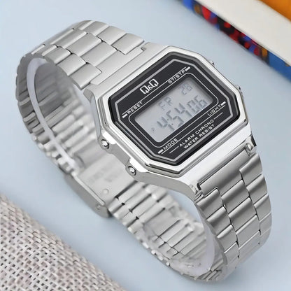 Reloj Digital Q&q Metal Hombre 34mm G17a-001jy