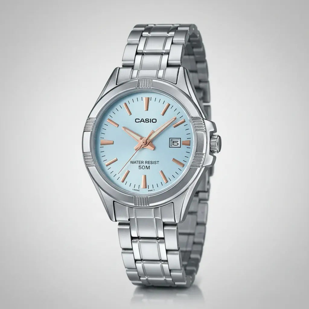 Reloj Casio Hombre Metal Mtp-1308d-2a - Plateado