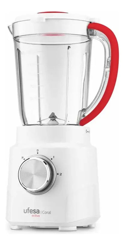 Licuadora Ufesa 600w 1,5 Lts Bs Coral - Blanco