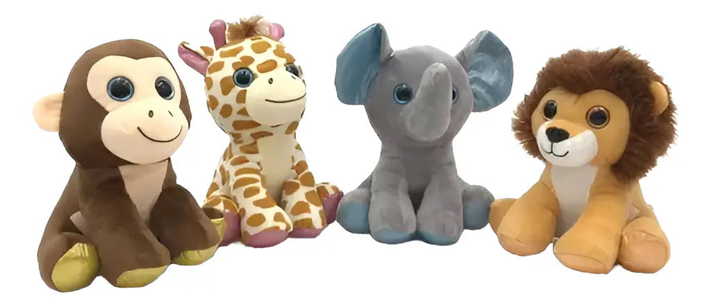 Peluche Animales De La Selva 20cm - Animales