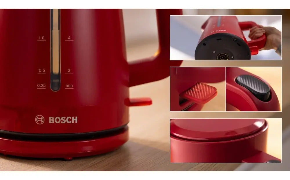 Hervidor De Agua Bosch 1,7 Lts Mymoment Twk - Rojo