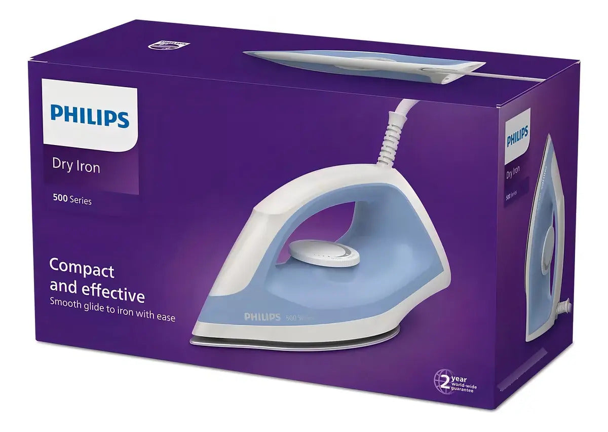 Plancha En Seco Philips 1.200 W Dst0520/20 - Azul