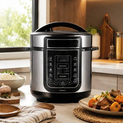 Olla A Presión Eléctrica Xion 5 Lts 900w Xi-op105 Negro