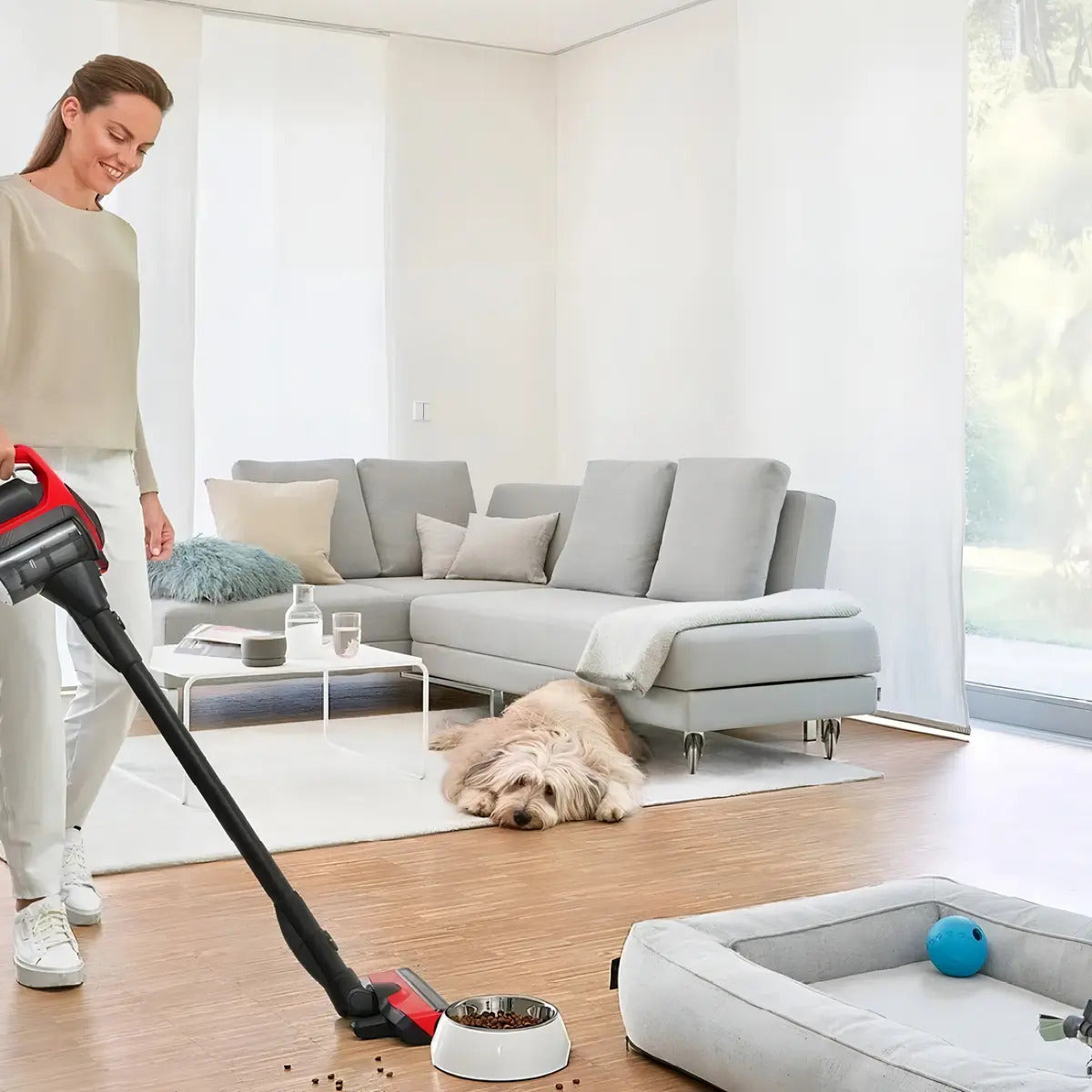 Aspiradora Inalámbrica 2 En 1 Bosch Bbs8214pet - Negro