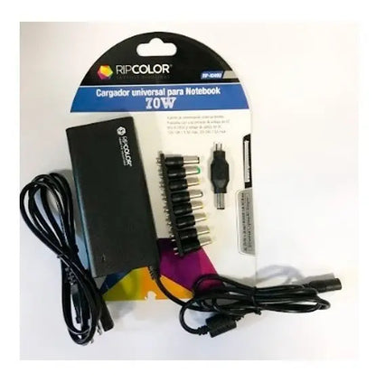 Cargador Universal Netbook 70w 9 Pines Ripcolor