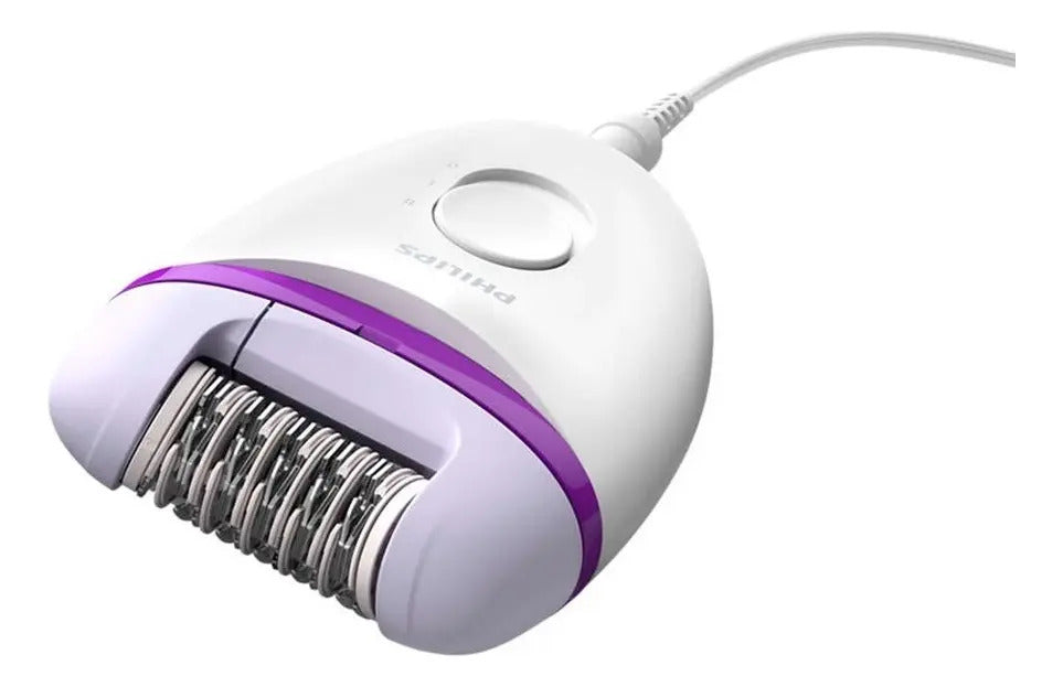 Depiladora Philips Satinelle Essential Bre225/0 - Blanco/morado