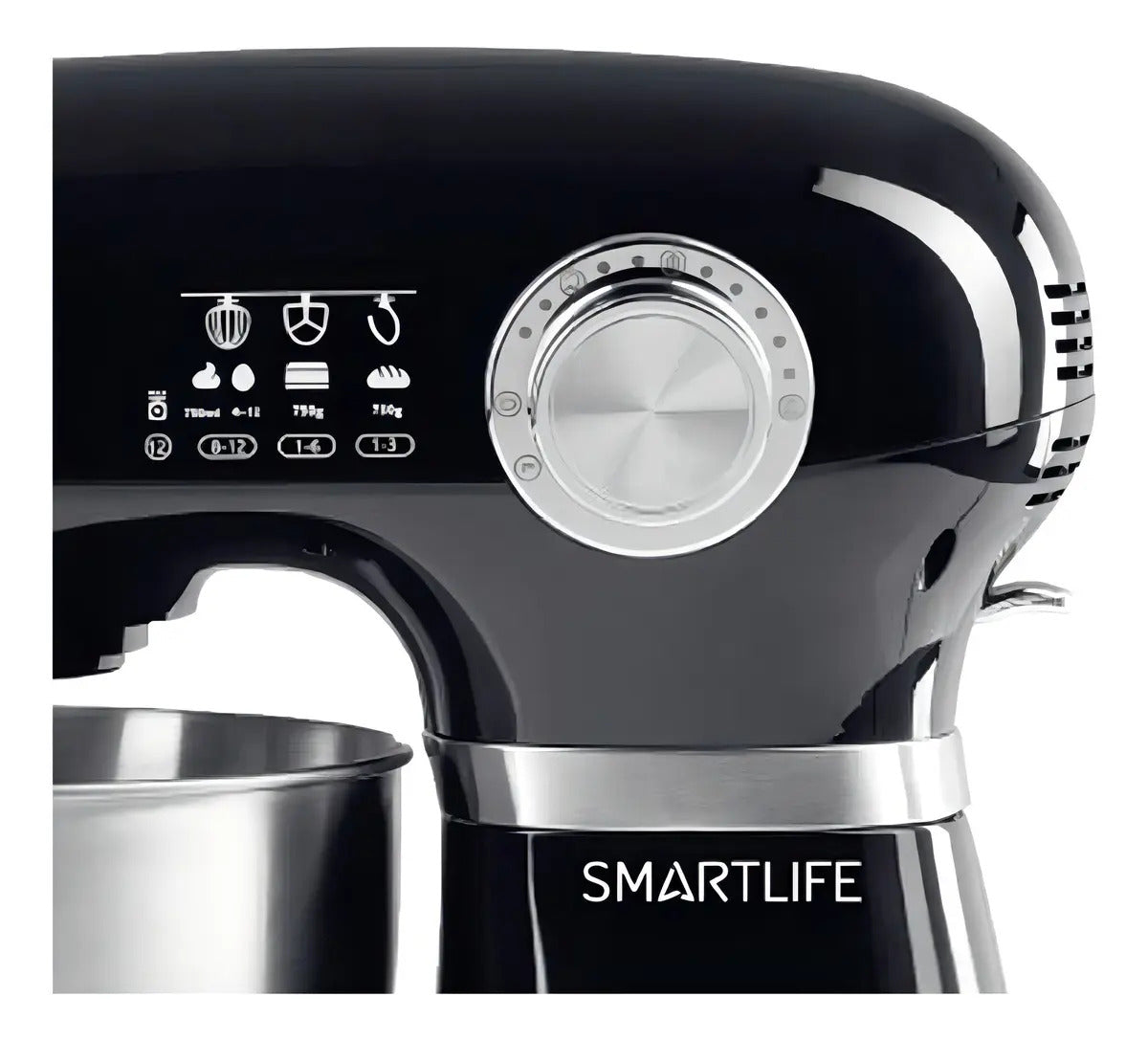 Batidora Planetaria Smartlife 5 Lt 1000w Sl-bp5015 - Negro