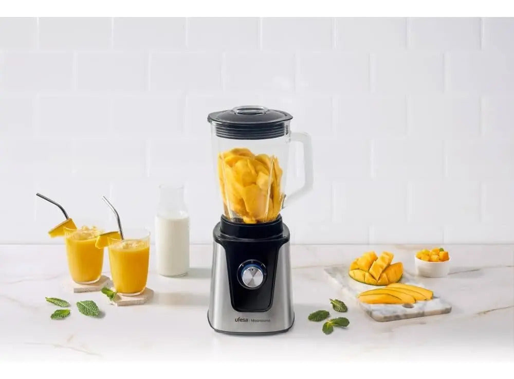 Licuadora Ufesa 1500w Cristal 1,5 L Bs Moonstone - Negro