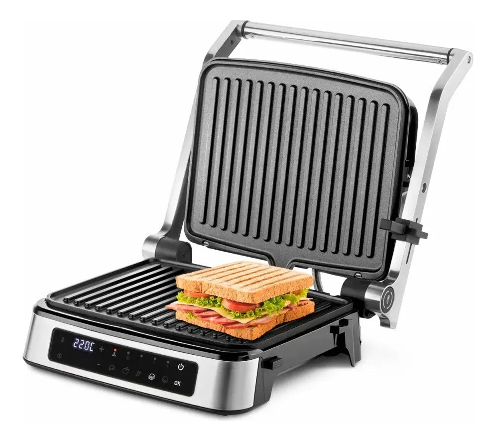 Grill Eléctrico Digital Ufesa Everest 2.000 W - Gris