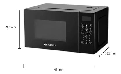 Microondas Digital Daewoo 20 Lts 700w