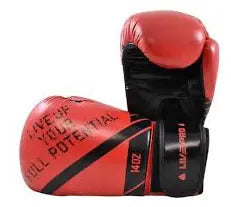 Guante De Boxeo 14oz Entrenamiento Combate Livepro 14oz Rojo