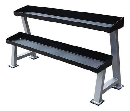 Soporte Pesas Rusas Kettlebell Gimnasio Rhino - Negro