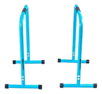 Barra Paralela Para Flexiones 150kg Gym Livepro - Celeste