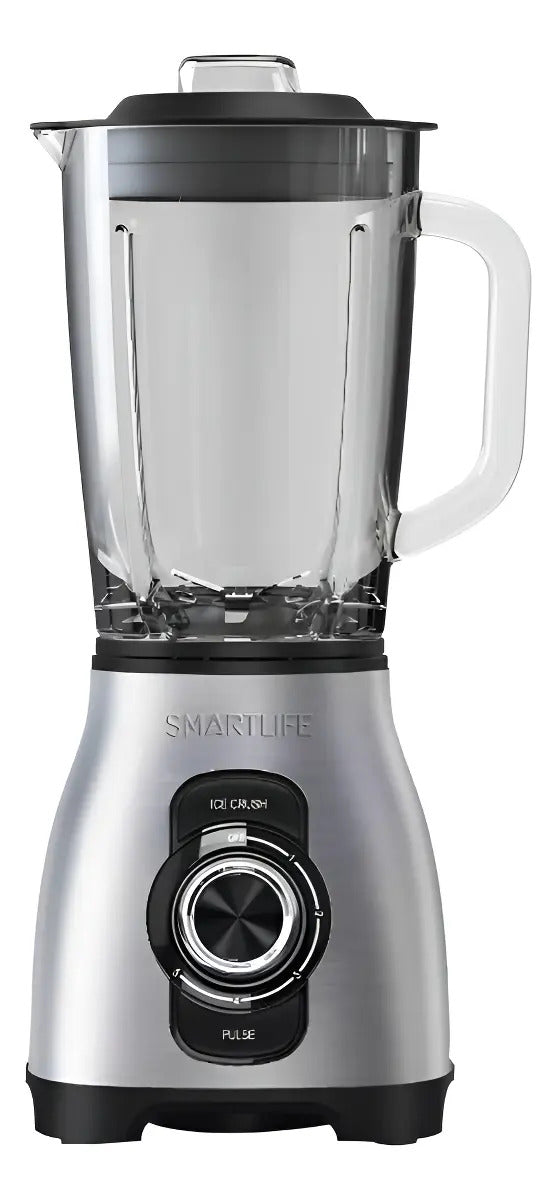 Licuadora Smartlife Jarra Vidrio 1,75 L 800w Bl1703 Plateado