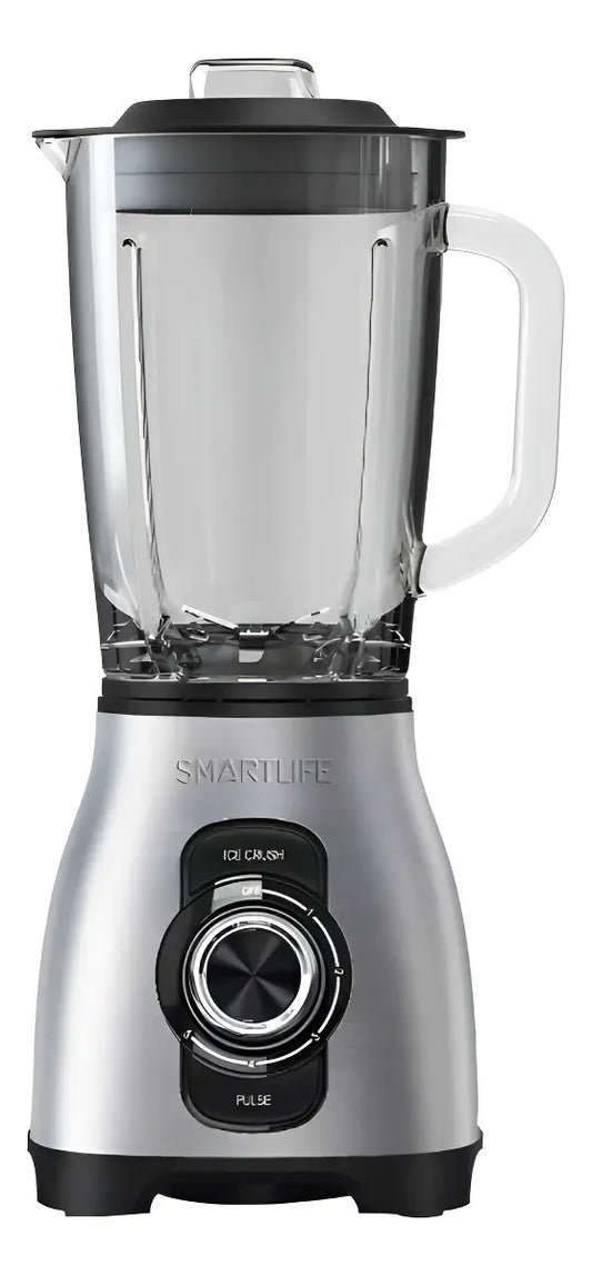 Licuadora Smartlife Jarra Vidrio 1,75 L 800w Bl1703 Plateado