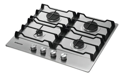 Anafe A Gas Samsung 4 Hornallas Inox Sana64h3010as Plateado