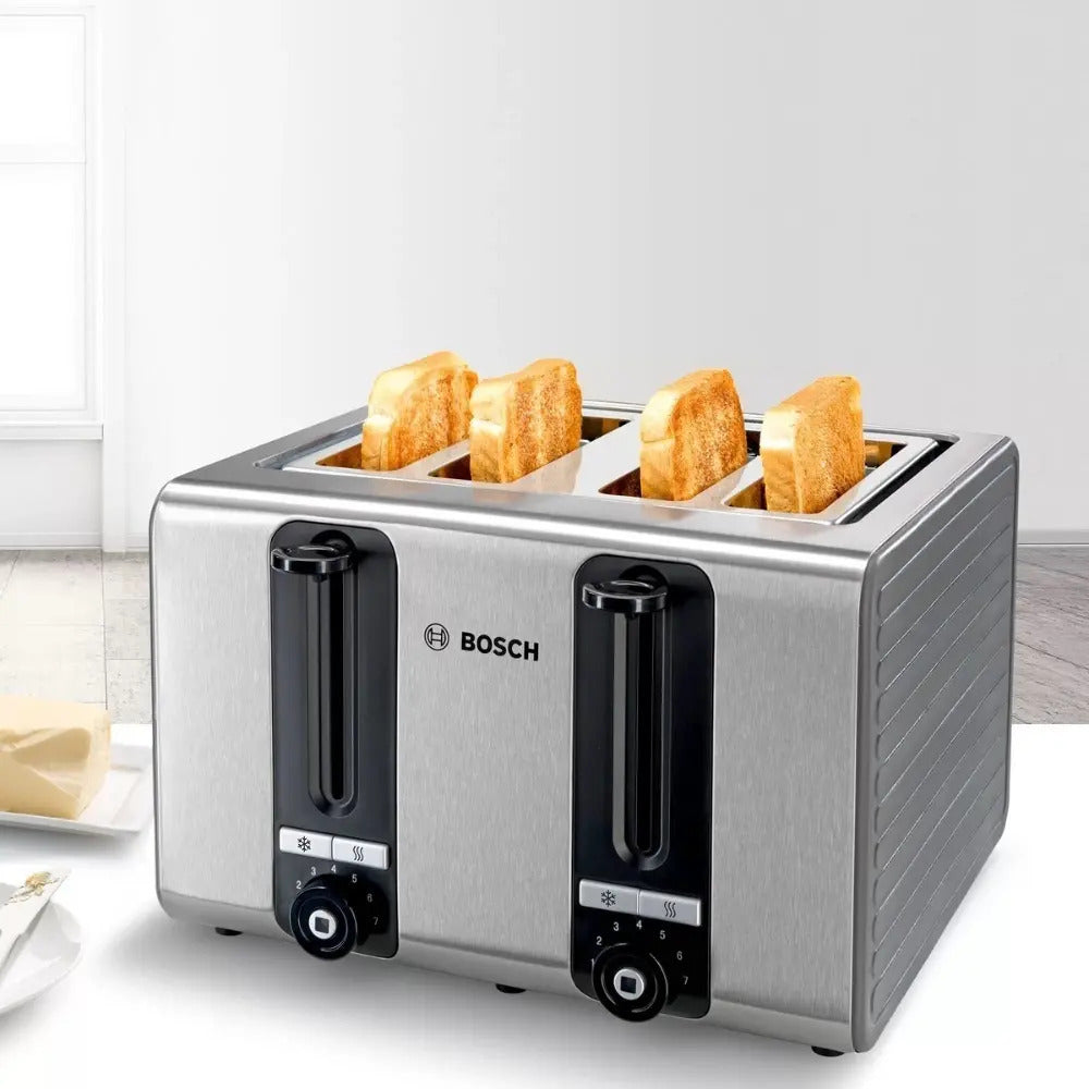 Tostadora Bosch 4 Panes 1800w Inox Tat7s45