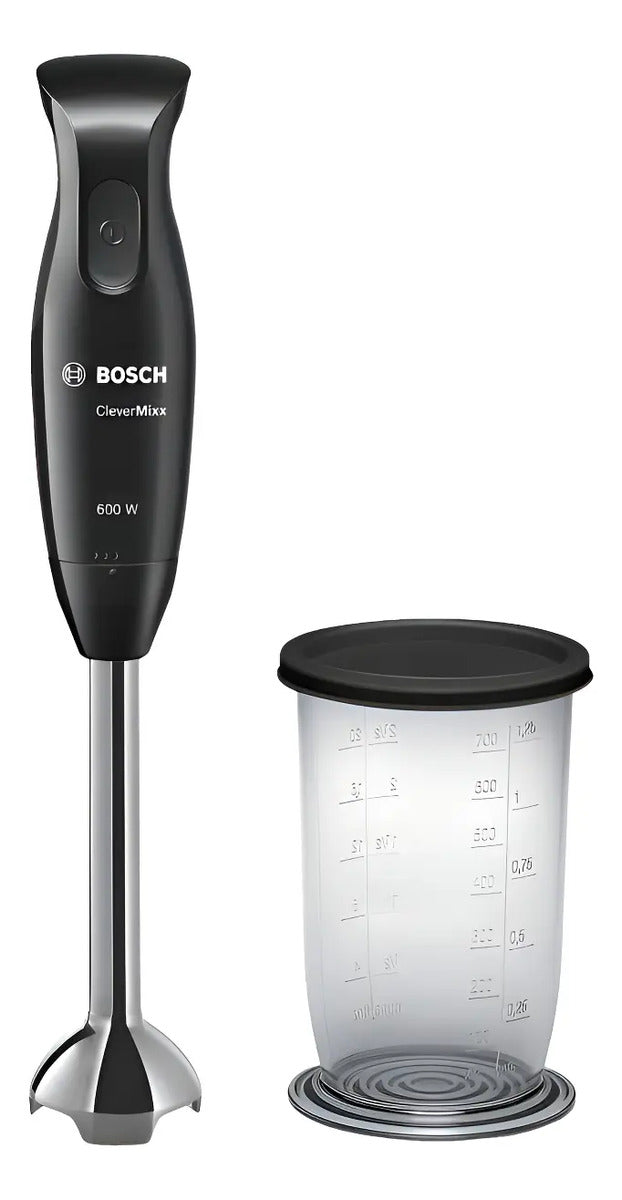 Mixer Bosch 600w Con Vaso Medidor Msm2610b - Negro