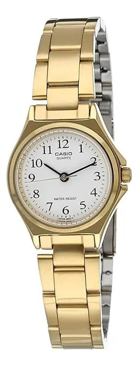 Reloj Casio Metal Dama 28mm Ltp-1130n-7b - Dorado