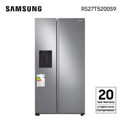 Refrigerador Samsung Inv Side By Side 716 L Sars27t5200s9 Qo Refined Inox