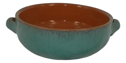 Vulcano Cazuela Bombada 25 Cms Asas - Verde Y Marrón