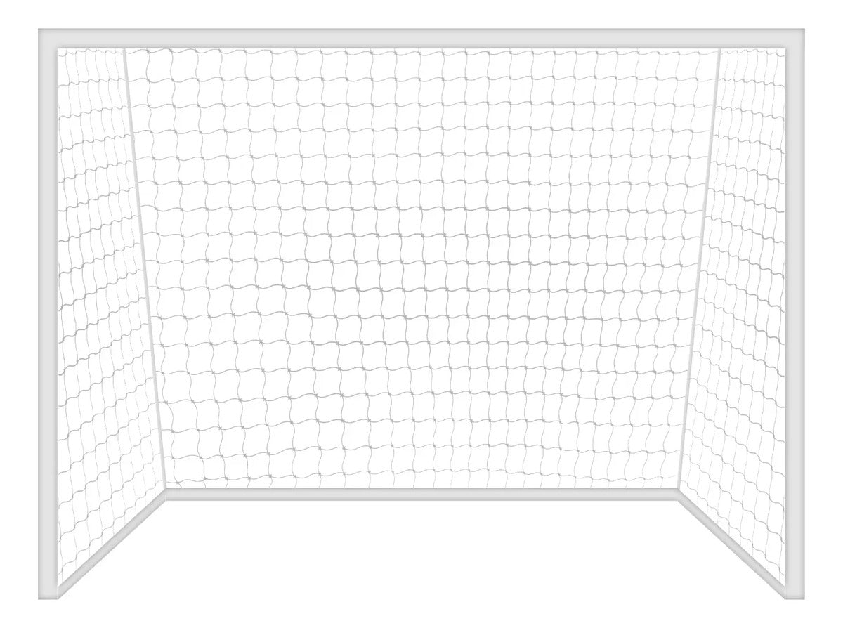 Red X2 De Fútbol 4mm Nylon 5.2x2.3m Uv Gismar - Blanco