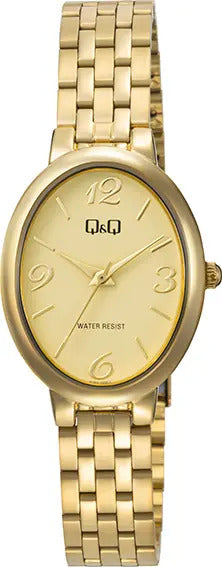 Reloj Q&q Metal Dama 26mm Q10c-002py - Dorado