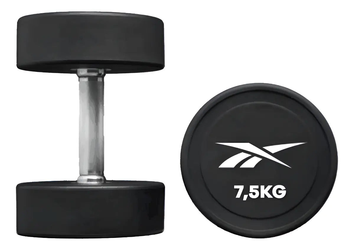 Mancuerna Redonda Cpu 7,5kg Reebok - Negro