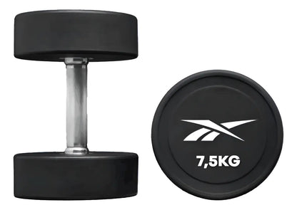 Mancuerna Redonda Cpu 7,5kg Reebok - Negro